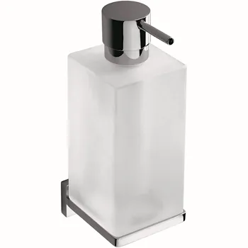 Look dispenser sapone vetro acidato naturale cromato codice prod: B93160CR-VAN product photo Default L2