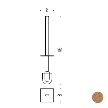 Look manico con ciuffo vintage opaco codice prod: B16580VM product photo Default L2