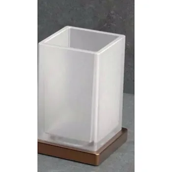 Look porta bicchiere da appoggio vetro satinato vintage opaco codice prod: B16410VM-VAN product photo Default L2