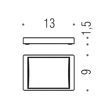 Look porta sapone da appoggio cromato codice prod: B16420CR product photo Foto1 L2