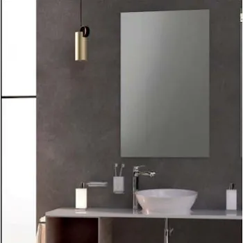 Look porta sapone da appoggio vetro acidato cromato codice prod: B93170BM-CR product photo Foto2 L2