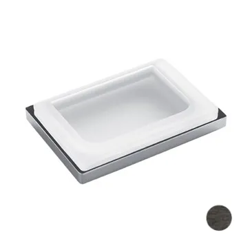 Look porta sapone da appoggio vetro satinato grafite opaco codice prod: B16400GM-VAN product photo Default L2