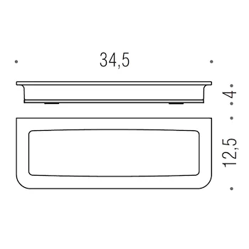 Lulu' porta sapone da appoggio vetro satinato cromato codice prod: B62420CR-VAN product photo Foto1 L2