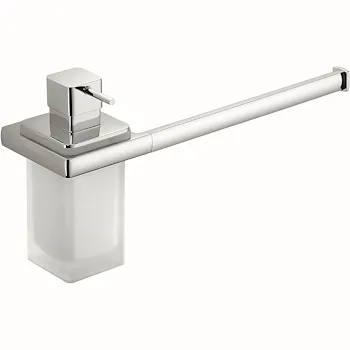 Lul&ugrave; spandisapone e porta salviette 32,5 cm sinistra per bidet cromato codice prod: B62740CR-VAN product photo Default L2