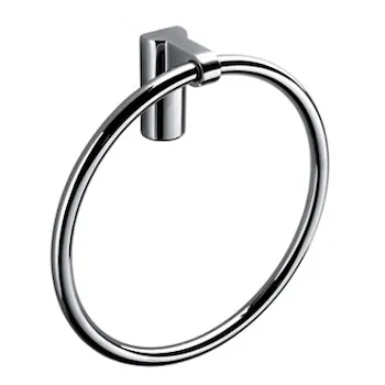 Luna porta salviette 22 cm ad anello cromato codice prod: B01110CR product photo Default L2