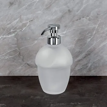 Melò dispenser sapone da appoggio satinato cromato codice prod: B93050CR-VAN product photo Foto2 L2