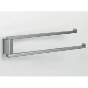 Miniq porta salviette doppio 33 cm a snodo cromato codice prod: B50120CR product photo Default L2