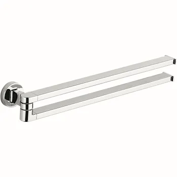 Nordic porta salviette doppio 35,5 cm a snodo cromato codice prod: b52120cr product photo Default L2