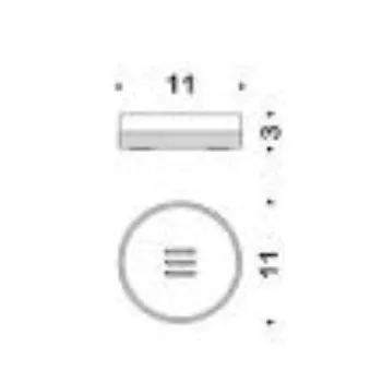 Nordic porta sapone da appoggio vetro satinato cromato codice prod: B52400CR-CBO product photo Foto1 L2