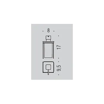 Over dispenser sapone satinato codice prod: B93290SS-VAN product photo Foto1 L2