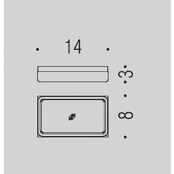 Over porta sapone da appoggio satinato cromato codice prod: B70400SS-VAN product photo Foto1 L2