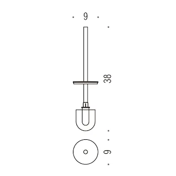 Planets asta completa cromata codice prod: B98680CR product photo Default L2