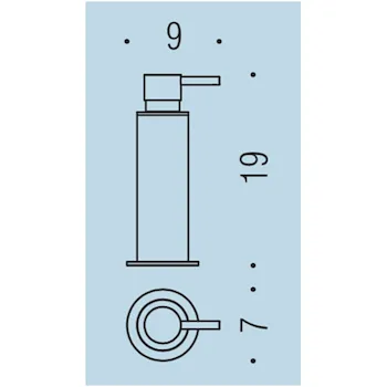 Plus dispenser sapone da appoggio vintage codice prod: W49800VL product photo Foto1 L2