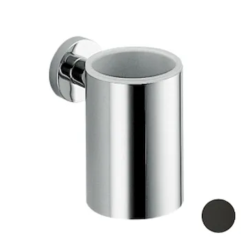 Plus porta bicchiere a parete inamovibile grafite codice prod: W49020GL product photo Default L2