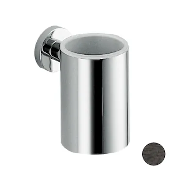 Plus porta bicchiere a parete inamovibile grafite opaco codice prod: W49020GM product photo Default L2