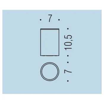 Plus porta bicchiere da appoggio grafite codice prod: W49410GL product photo Foto1 L2