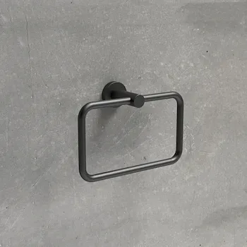 Plus porta salviette 21 cm anello grafite opaco codice prod: W49310GM product photo Default L2