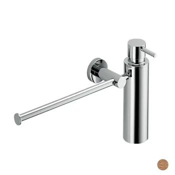 Plus porta salviette 34 cm con dispenser sapone vintage satinato codice prod: W49750VM product photo Default L2