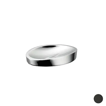 Plus porta sapone da appoggio grafite codice prod: W49400GL product photo Default L2