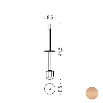Plus ricambio manico con ciuffo vintage codice prod: W49580VL product photo Default L2