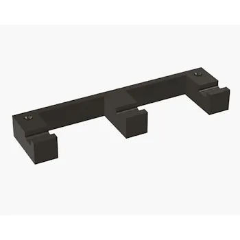 Porta abiti triplo Grafite Matt serie Miniq codice prod: BCD137-GM product photo Default L2