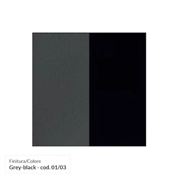 Porta oggetti Black/Grey, Cestino Bottega 60X50 H20 serie ADJ codice prod: BADJ104-0103 product photo Foto1 L2