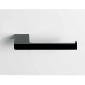 Porta rotolo destro nero opaco serie Miniq codice prod: B5008DNM product photo Default L2