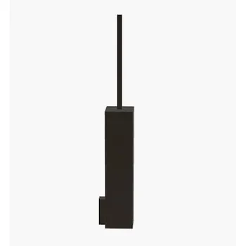 Porta scopino parete Grafite Matt serie Miniq codice prod: B50070GM product photo Default L2
