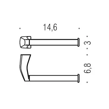Road porta rotolo cromato/carbonium codice prod: B80080CRQ product photo Foto1 L2