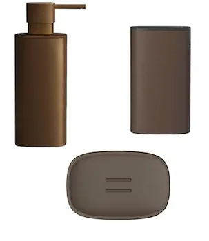 Set accessori bronze trenta mood porta sapone + bicchiere + dispenser codice prod: B30400C02+B30410C02+B93410C02 product photo Default L2