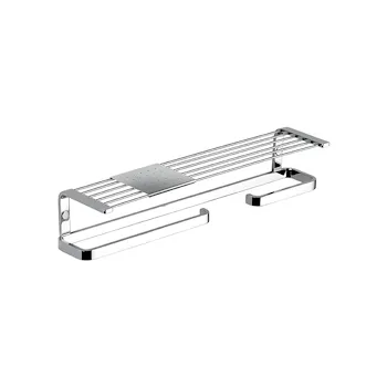 Time mensola porta salviette e porta rotolo cromato codice prod: W4276SCR product photo Default L2