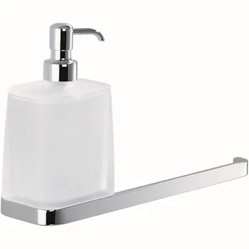 Time porta salviette 30 cm con dispenser sapone cromato codice prod: W42740CR-VAN product photo Default L2