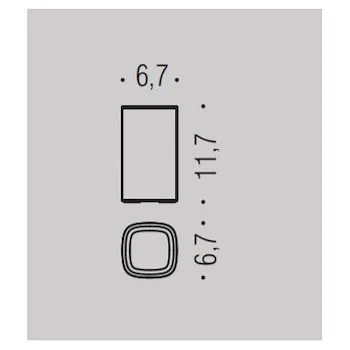 Trenta porta bicchiere da appoggio cromato codice prod: B30410CR product photo Foto1 L2