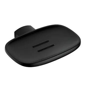 Trenta porta sapone a parete nero opaco codice prod: B30010NM product photo Default L2