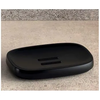 Trenta porta sapone da appoggio nero opaco codice prod: B30400NM product photo Foto2 L2