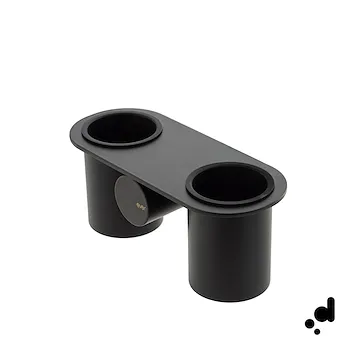 Dot mensola porta bicchieri nero opaco codice prod: EVDT501 product photo Default L2