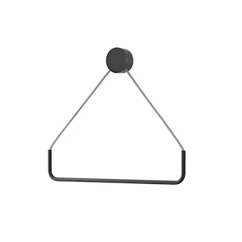 Ring porta salviette triangolare nero opaco codice prod: EVRGPSNO product photo Default L2