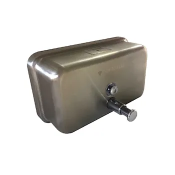 Dispenser sapone manuale orizzontale inox lucido codice prod: BLU7003C product photo Default L2
