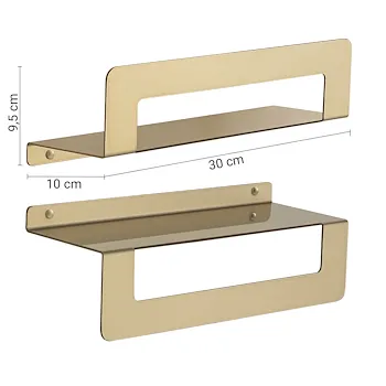 CLEO porta oggetti mensola 30 cm doccia oro codice prod: 000020198830000 product photo Foto1 L2