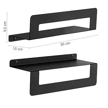 CLEO porta oggetti mensola 30 cm nero opaco codice prod: 000020191430000 product photo Foto1 L2