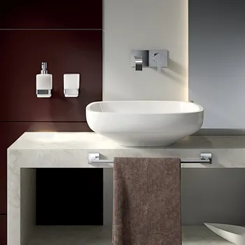 Elba dispenser sapone a parete cromato in vetro satinato codice prod: 0000A0811300000 product photo Foto3 L2
