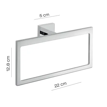 Elba porta salviette 22 cm ad anello cromato codice prod: 0000A0701300000 product photo Foto1 L2