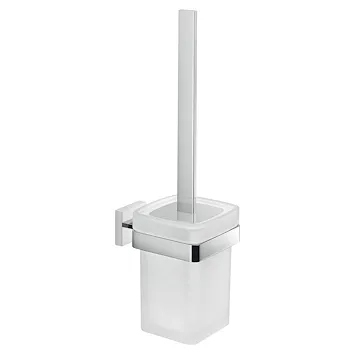 Elba porta scopino wc a parete cromato con ciuffo in setole codice prod: 0000A0331300003 product photo Default L2