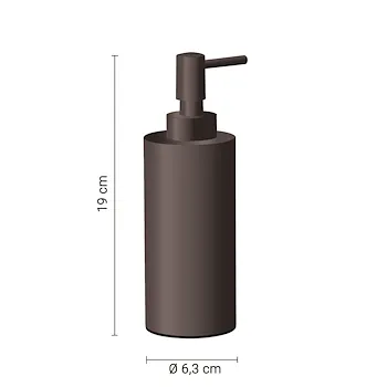 Elettra dispenser sapone da appoggio grigio lucido codice prod: 0000EE808100000 product photo Foto1 L2
