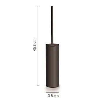 Elettra porta scopino da appoggio grigio lucido codice prod: 0000EE338100000 product photo Foto1 L2
