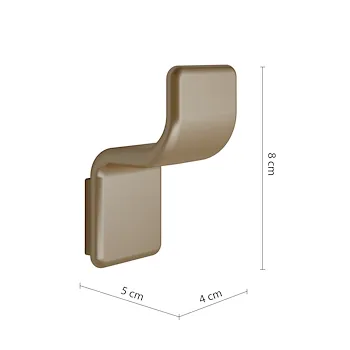 Il giglio appendiabiti a parete oro opaco codice prod: 0000A9268800000 product photo Foto1 L2