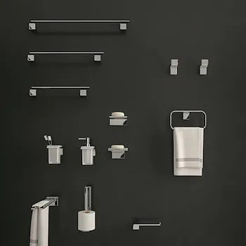 Il Giglio dispenser sapone a parete cromato in vetro satinato codice prod: 0000A9811300000 product photo Foto3 L2