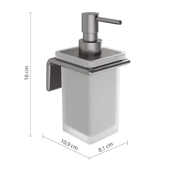 Il giglio dispenser sapone a parete grigio lucido codice prod: 0000A9818100000 product photo Foto1 L2