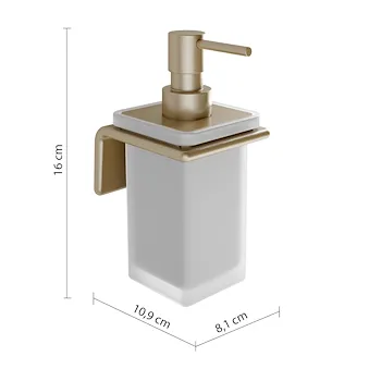 Il giglio dispenser sapone a parete oro opaco codice prod: 0000A9818800000 product photo Foto1 L2