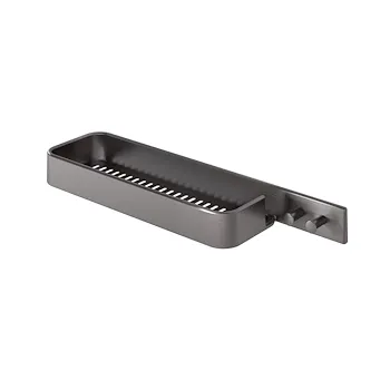Il giglio portaoggetti rettangolare doccia con appendini grigio lucido codice prod: 0000A9188100000 product photo Default L2